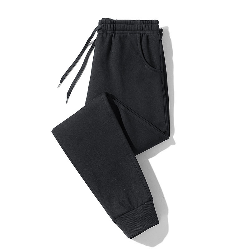 Casual Sweatpants for Men in Autumn and Winter New Korean Style Large Size Leggings Thickened Trendyy Printed Spot Wholesale Velvet Pants