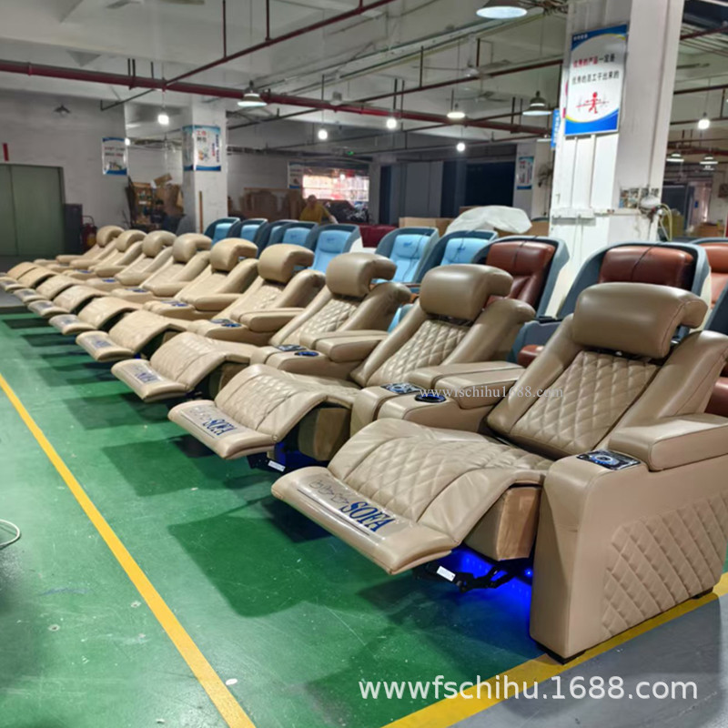 Red Tiger First Class Space Sofa Cabin Home Theater Electric Function Sofa Chair Luxury Business Single Sofa Seat
