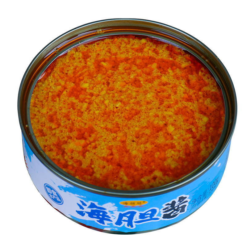 Canned sea bile sauce Instant sea bile yellow Seafood sauce Seasoning sauce under the food mixed with noodles sauce factory wholesale