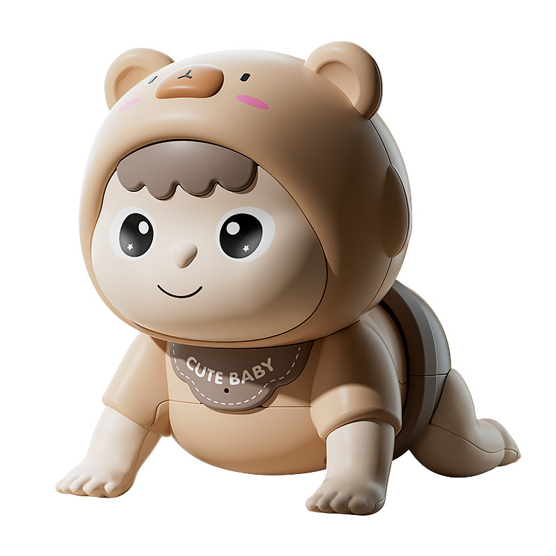 Internet Celebrity Early Education Electric Crawling Baby 0-1-2 Years Old Baby Toy Learning to Crawl Guide to Raise Head to Practice Baby Puzzle 6 Months