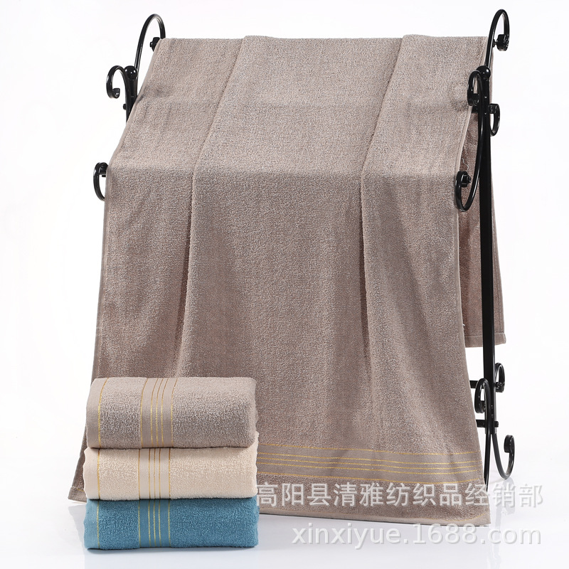 Производитель оптового полотенца для купания с золотой проволокой 350г слабая скрутка взрослое полотенце для купания трудовая страховка рекламный подарок можно вышить логотипом