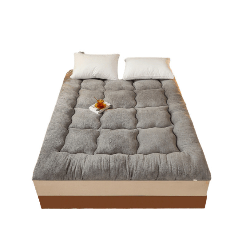 Lamb's Wool Mattress Thickeneded Warm Cushion Student Dormitory Single Double. Foldable Soft Mattress Cushion