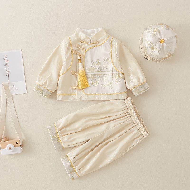 Baby boy's one-year-old Tang suit Chinese style dress baby's 100-year-old festive clothes children's Chinese style hanfu