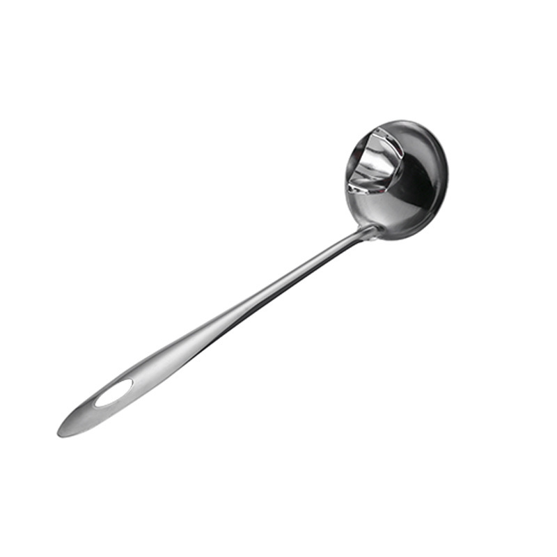 Stainless Steel Oil Soup Separating Spoon Oil Filter Spoon Household Soup Spoon Oil Separating Spoon Hot Pot Kitchen Tableware Oil Spoon Oil Spoon Oil Colander Spoon