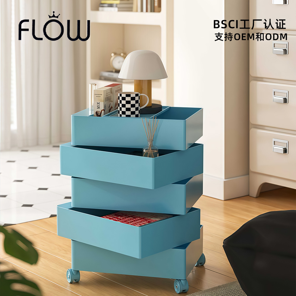 Вращающийся шкаф для хранения, передвижной, простой, скандинавский стиль