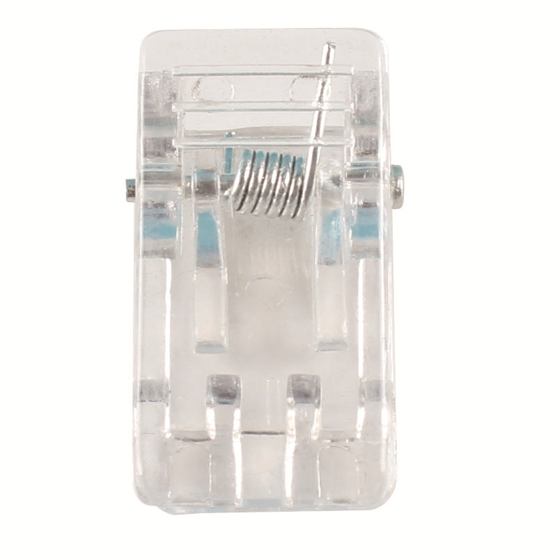 Plastic Chest Card Holder Certificate Chest Card Holder Brand Transparent Spring Clip