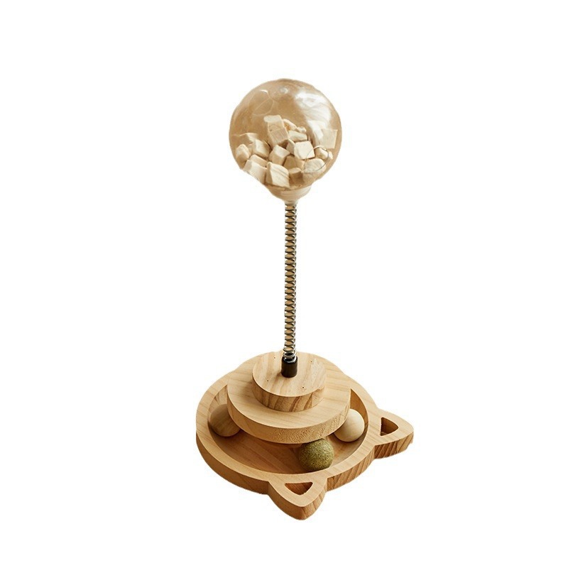 Pet supplies hot cat climbing frame sisal grinding claw Cat Scratching Post wear-resistant non-chip solid wood floor decoration cat turntable