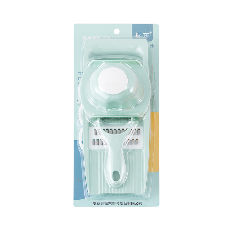 Multifunctional Kitchen Vegetable Cutter Dicing and Shredding Artifact Household Hand Guard Stainless Steel Potato Slicer Wholesale