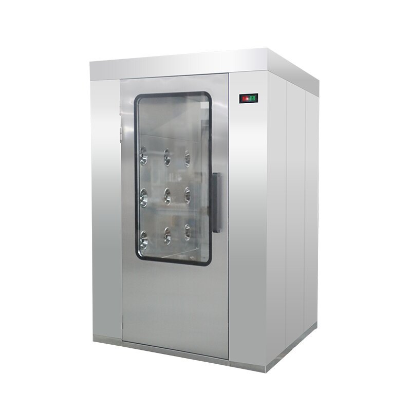 Suzhou Air Shower Quick Door Manufacturer Double Double Blow Intelligent Induction Blow Shower Workshop Stainless Steel Double Door Air Shower Room