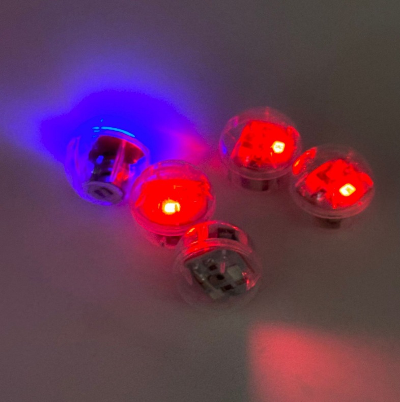 Vibrating Red and Blue Ball Movement, Transparent Vibrating Ball, Kidsren's Luminous Toy Ball, Jumping Ball, Flash Ball Machine