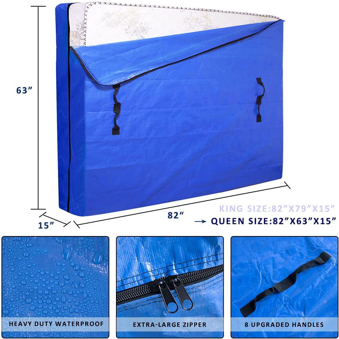 Foreign Trade Amazon Queen Mattress Packing Bag Thickened Pe Woven Bag Simmons Packing Woven Bag Moving Bedspread