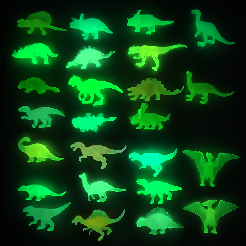 A variety of luminous dinosaur Jurassic theme Tyrannosaurus model children's archaeological creative mining toy accessories wholesale