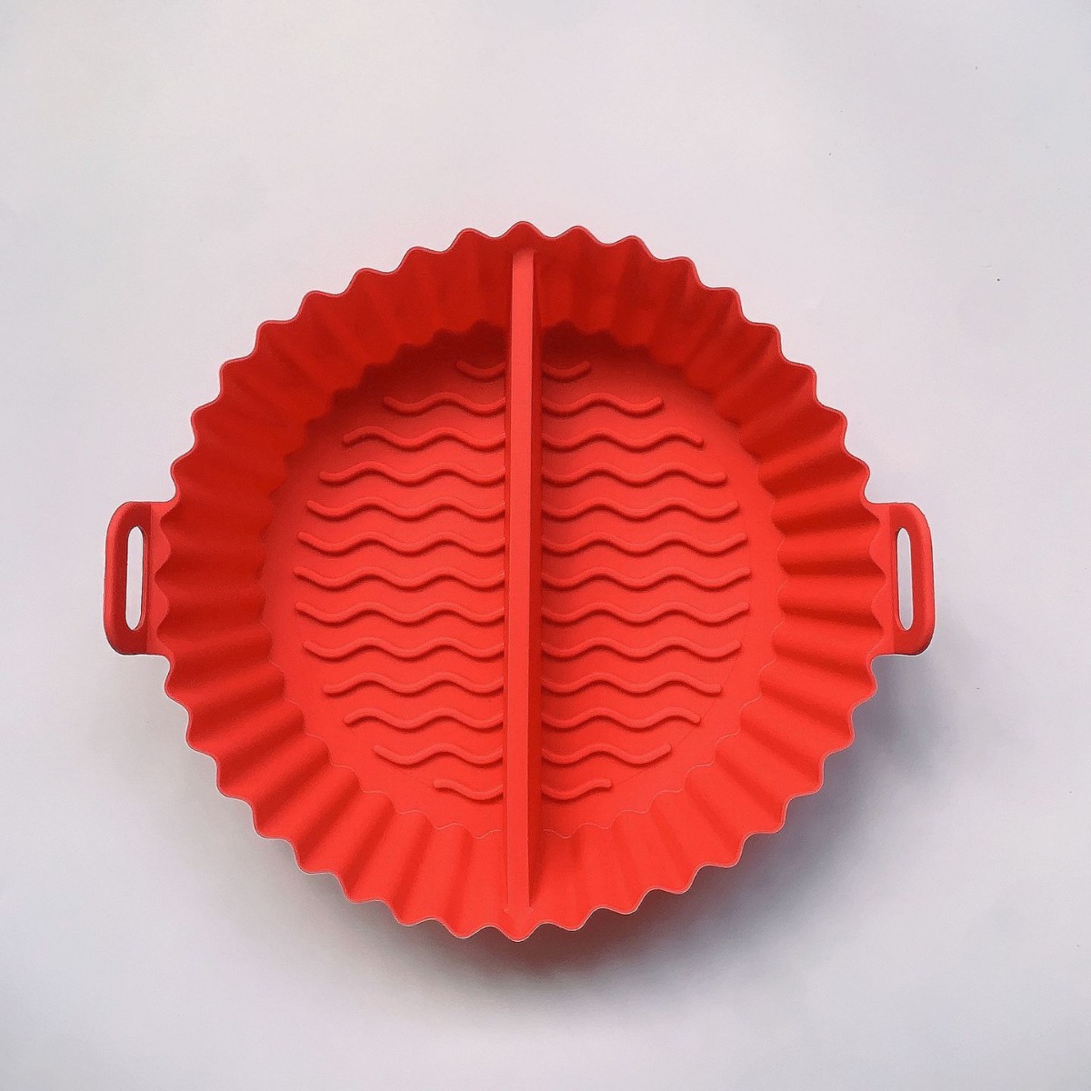 air fryer bowl silicone air fryer New separated silicone baking tray foldable air fryer baking tray