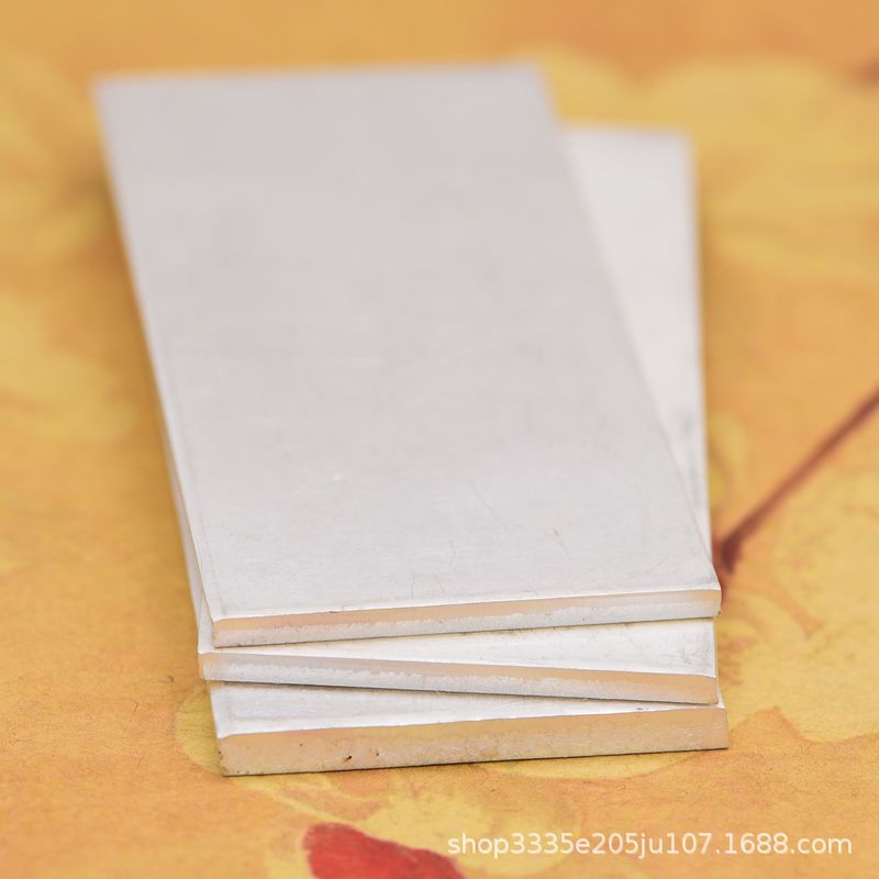 9999 Silver Bar Silver Piece Sterling Silver Tablet Processing Pure Silver Silver Foil Pendant Ring Earrings DIY Handmade Material Accessories