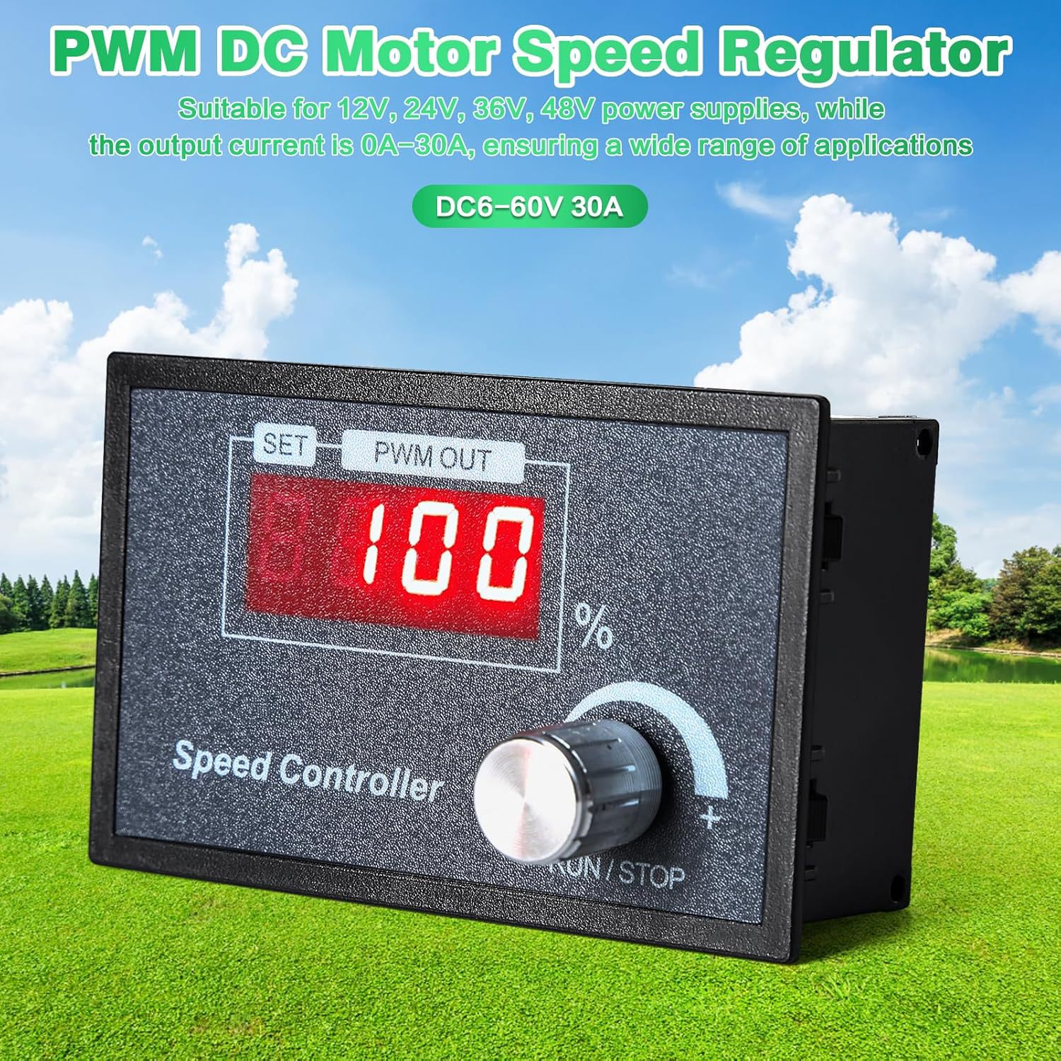 Drehzahlregler 12V 24V 36V 48V Pwm Regler Dc Motor Drehzahlr