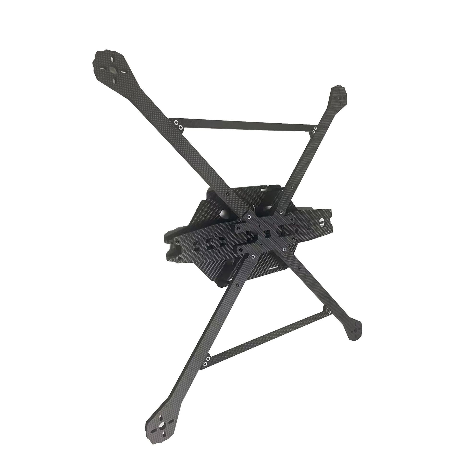 3K Carbon Fiber Plate Drone Frame Assembly Accessories Cnc Engraving Wholesale Aircraft Model Parts Carbon Plate Processing Shell