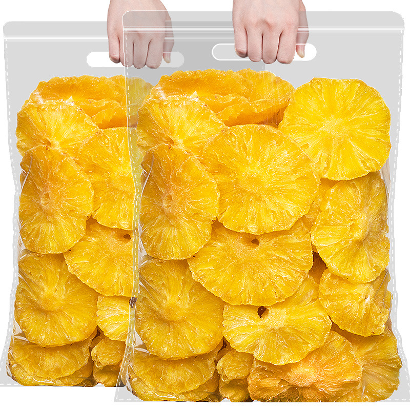 Pineapple Ring Preserved Fruit 500g Candied Fruit Dried Pineapple Dried Pineapple Snacks Snacks to Relieve Cravings Baking Commercial