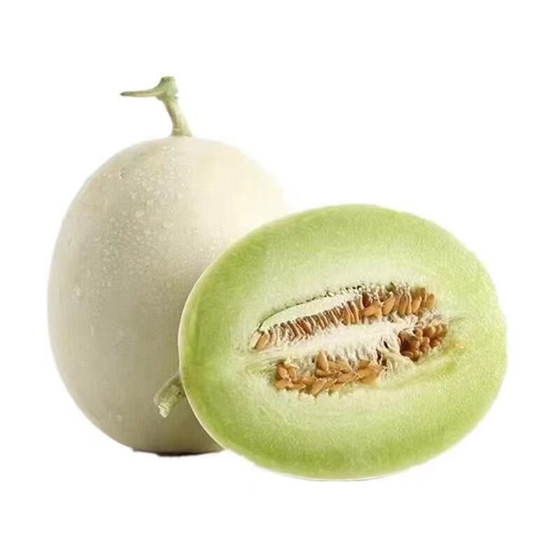 Ice Cream Jade Mushroom Melon 2.5kg Fresh Shandong Fruit Seasonal Whole Box Free Shipping Small Fragrant Melon Crispy Honey Melon