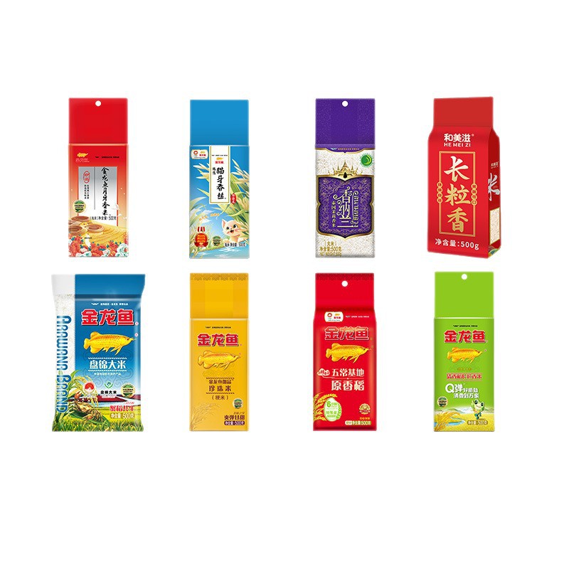 Golden Dragon Fish Panjin Rice/Crescent Moon Fragrant Rice 500G Pearl Rice Household Small Package Original Fragrant Rice 1kg Bag