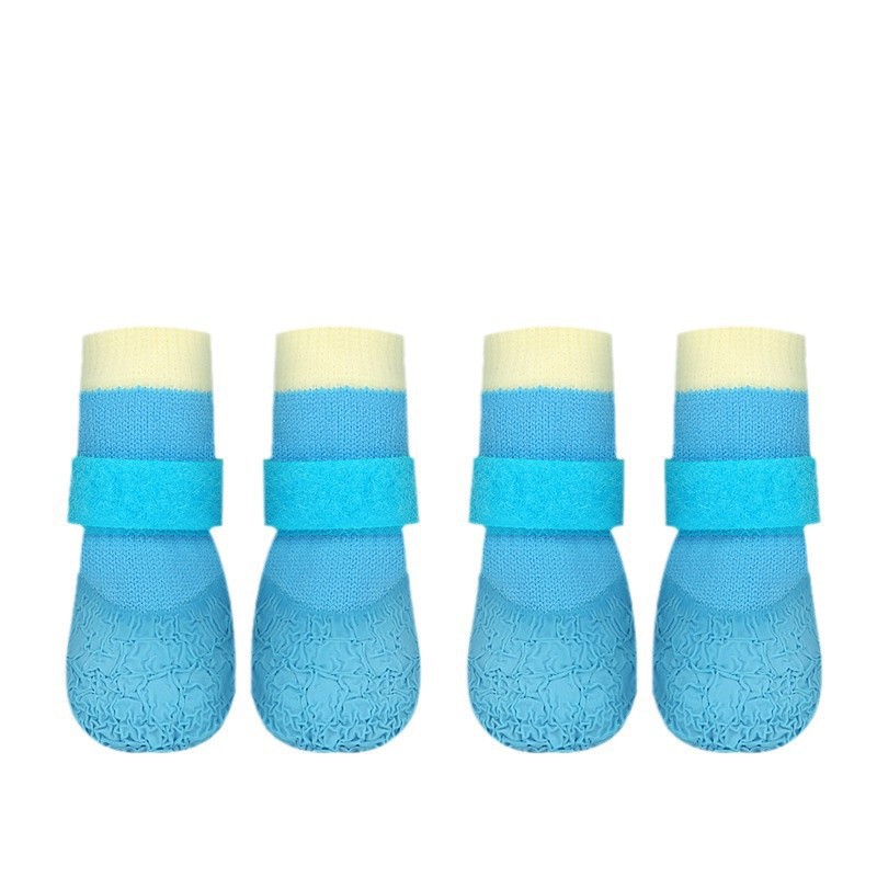 Dog Foot Cover Non-slip Waterproof Socks Soft Sole Wear-resistant Dog Shoes Chai Dog Bixiong Shoes Corgi Dog Pet Shoes in stock Wholesale