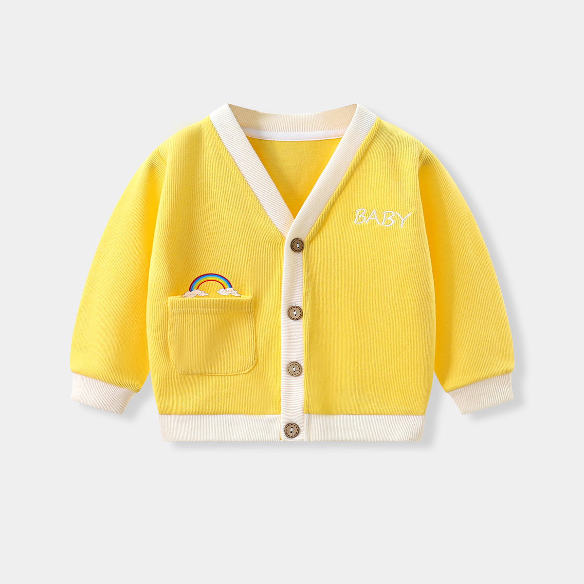 Boys' Cardigan Jacket Autumn Children's Sweater Knitwear Baby Girls' A-Class Toddler Korean Style Children's Clothing