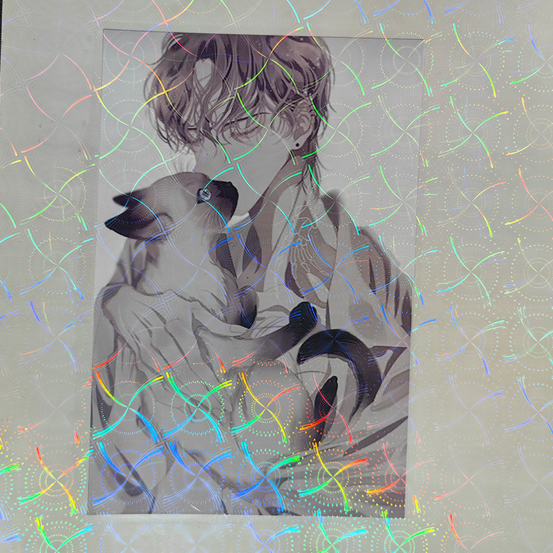 Korean Ins Paper Stickers Custom Celebrity Guka Mobile Phone Photo Polaroid Laser Film Paper Glitter Paper Customization