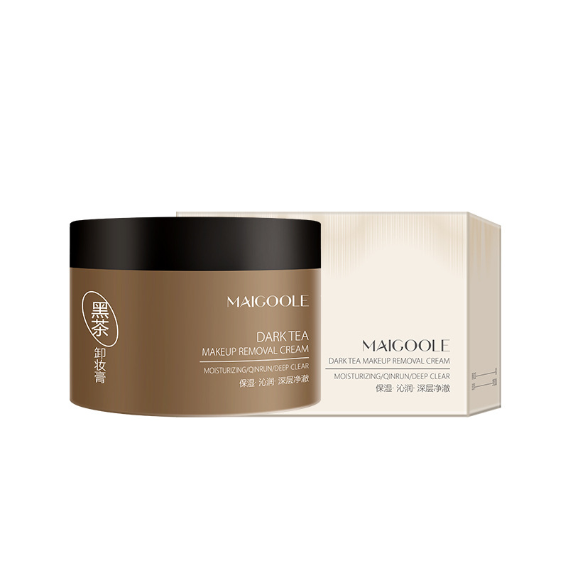 Rose Delaine Black Tea Makeup Remover Cream Quickly Emulsifies and Deeply Cleans Cosmetics, Eyes, Lips and Face, Three-In-One, Refreshing and Non-Greasy