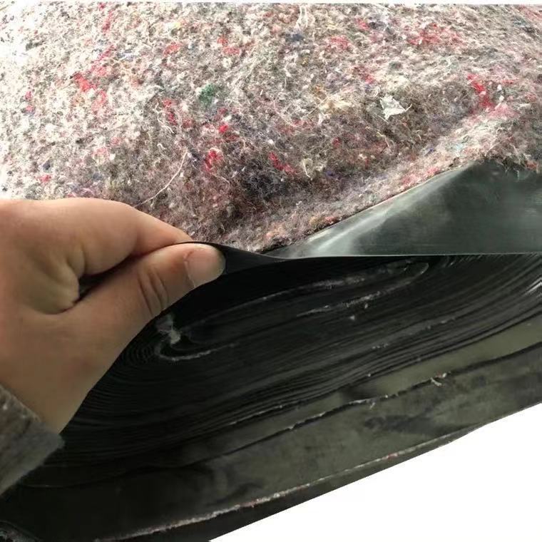 Waterproof Geotextile Felt Thickeneded One Cloth One Film Insulation Cotton Cold-Proof Roof Leak-Proof Breeding Rain-Proof Film Anti-M&
