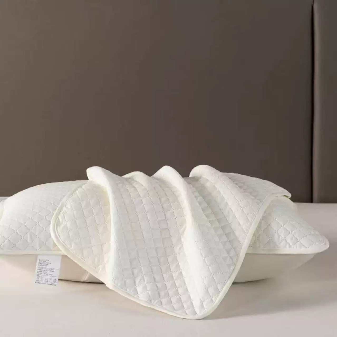 Изоляционный слой для подушки, противослюнявый, противоклещевой, хлопковая наволочка