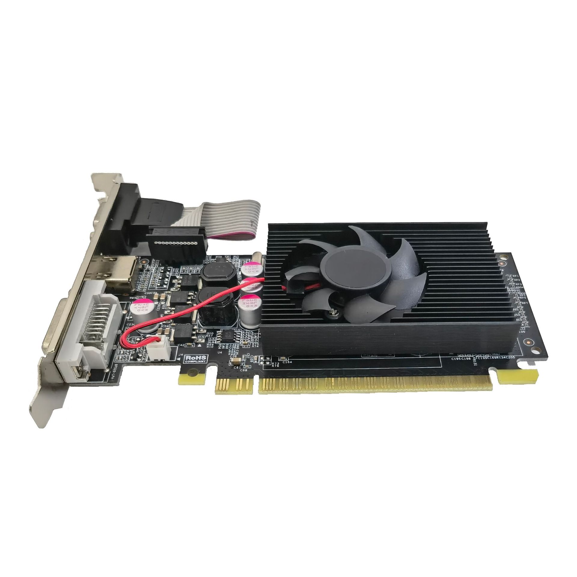 Brand New Half-Height Knife Card Gt6102Gb Desktop Independent Computer Graphics Card Office Factory Wholesale Small Chassis Graphics Card