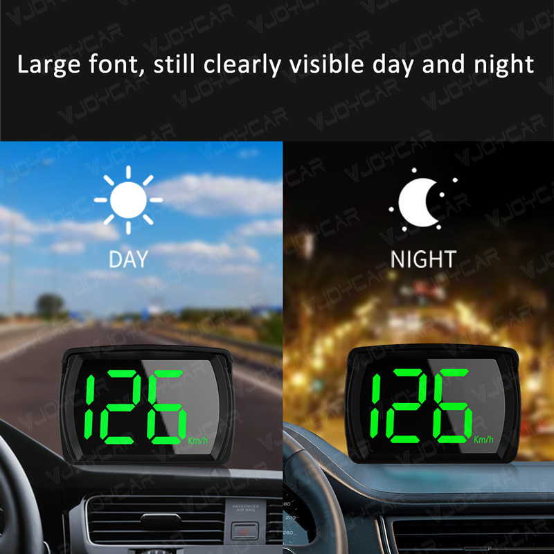 Cross-Border Popular Hud Car Gps Head-Up Display Speedometer Km/H Mph Beidou Car Universal Warning Instrument