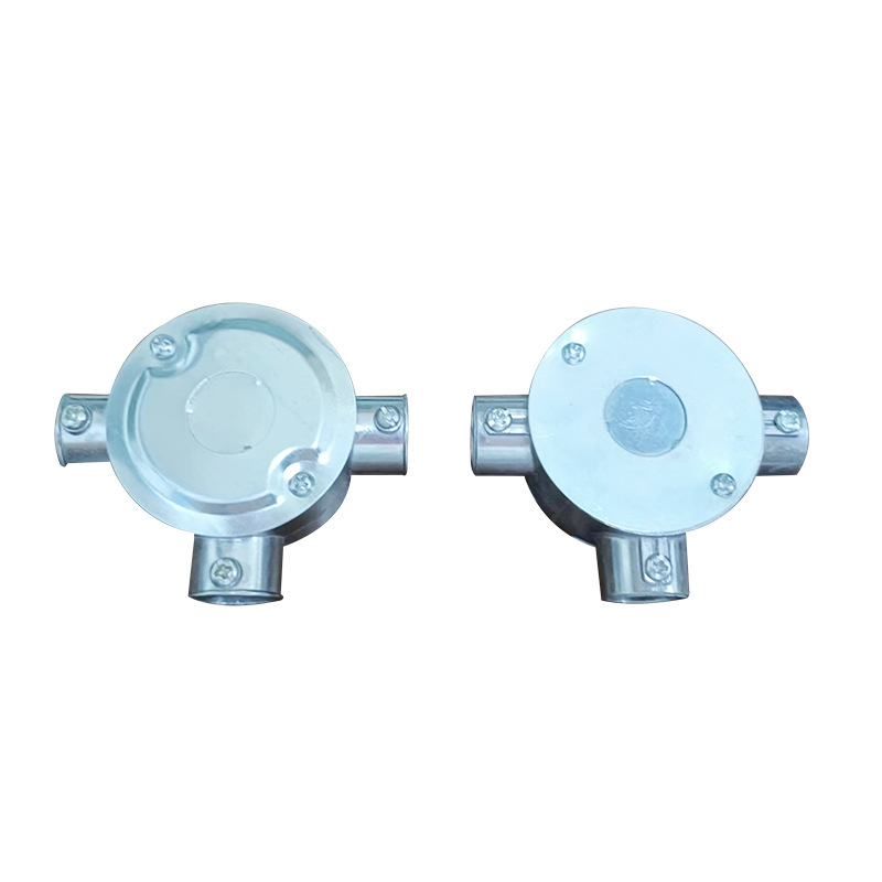 Custom-Made Three-Column Junction Box with Top Screw, Three-Way and Four-Way Junction Box, 1/2 Inch and 3/4 Inch Angle Junction Box, Distribution Box Junction Box