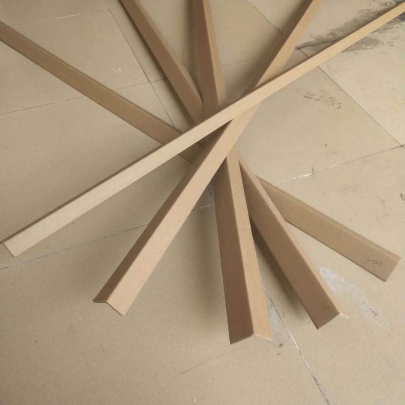 Manufacturer Wholesale Kraft Paper Corner Guards L-Shaped Outer Box Packaging Paper Corner Guards Wear-Resistant Furniture Logistics Edge Paper Corner Guards