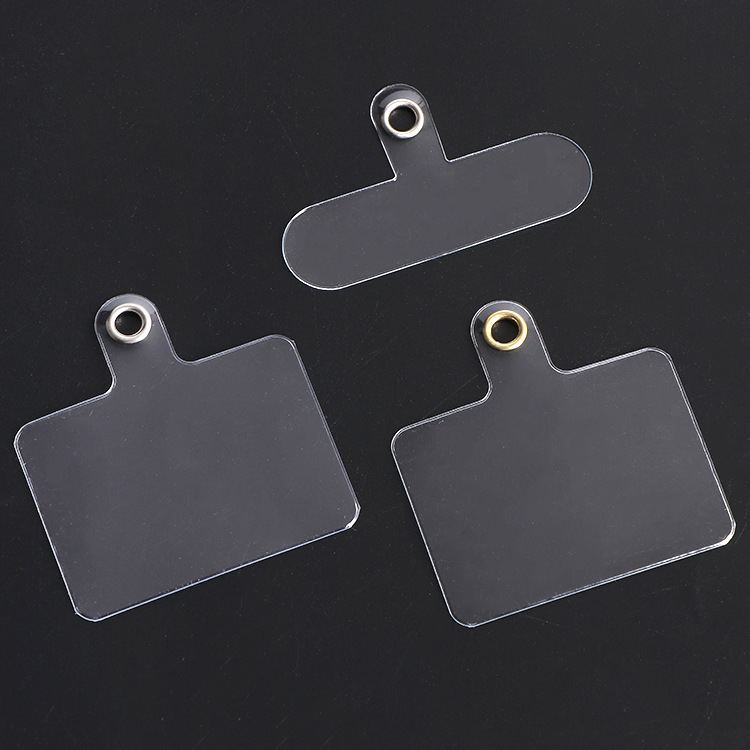 Universal Phone Pad Clip Holder Phone Case Clip Card Lanyard Card Sticker Wholesale Anti-Lost Transparent Digital Production