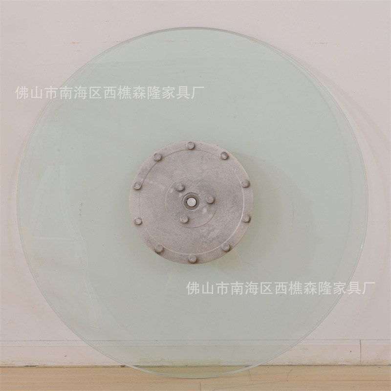 Factory wholesale hotel dining table turntable tempered glass round desktop turntable farmhouse large round table glass turntable
