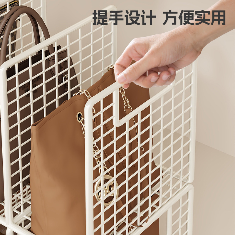 Anti-extrusion Wardrobe Inner Bag Storage Multi-layer Display Rack Underwear Pants Fitting Rack Cabinet Layered Shelf