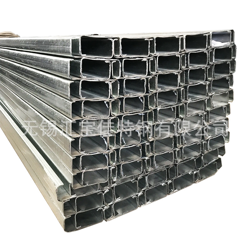 Spot Sales of 316L Stainless Steel C-Shaped Steel 304 Stainless Steel C-Shaped Steel U-Shaped Groove Punching for Stainless Steel Brackets