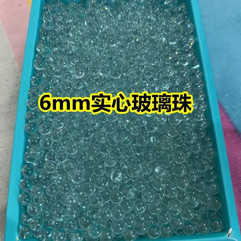 Стеклянные бусины 6мм высокой точности прозрачные твердые 6мм стеклянные мраморы для садоводства игрушечные пули