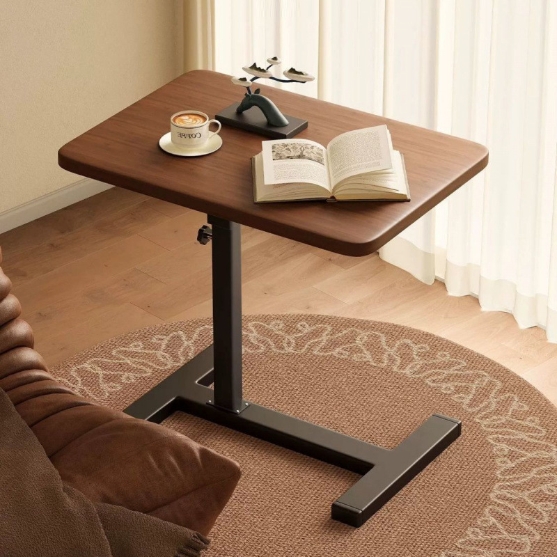 Bedside Table Movable, Liftable, Foldable Small Coffee Table for Bedroom, Living Room, Sofa, Small Simple Work Table
