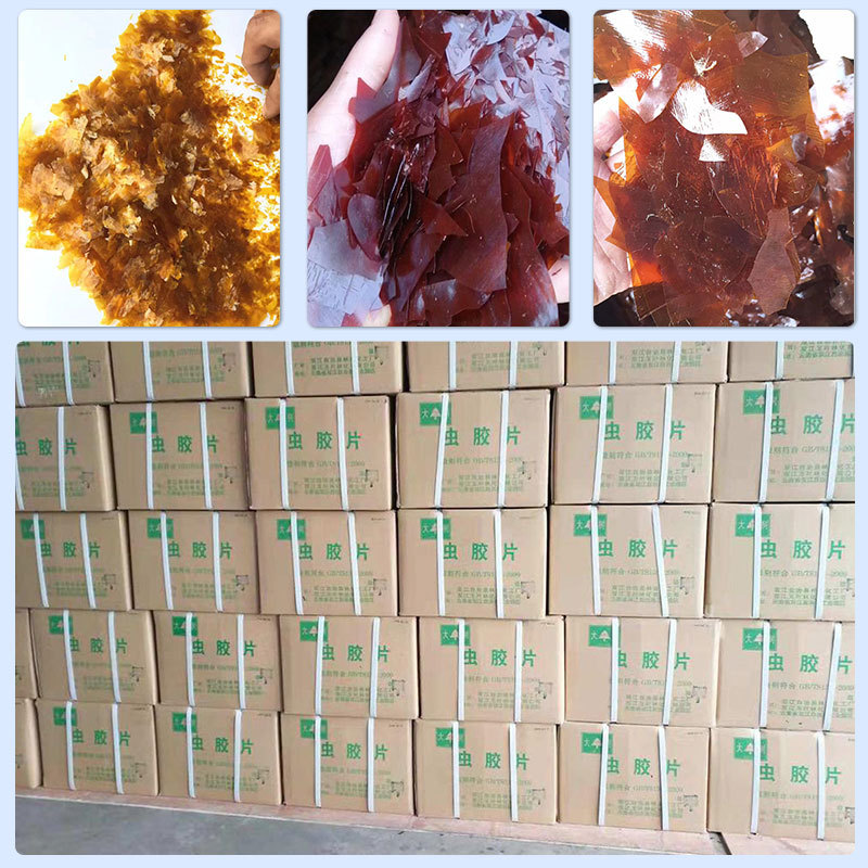 Shellac Flakes in Stock, Quick Delivery, High Quality, Strong Adhesive Filler, Leather Coating, Electrical Insulation, Shellac Flakes