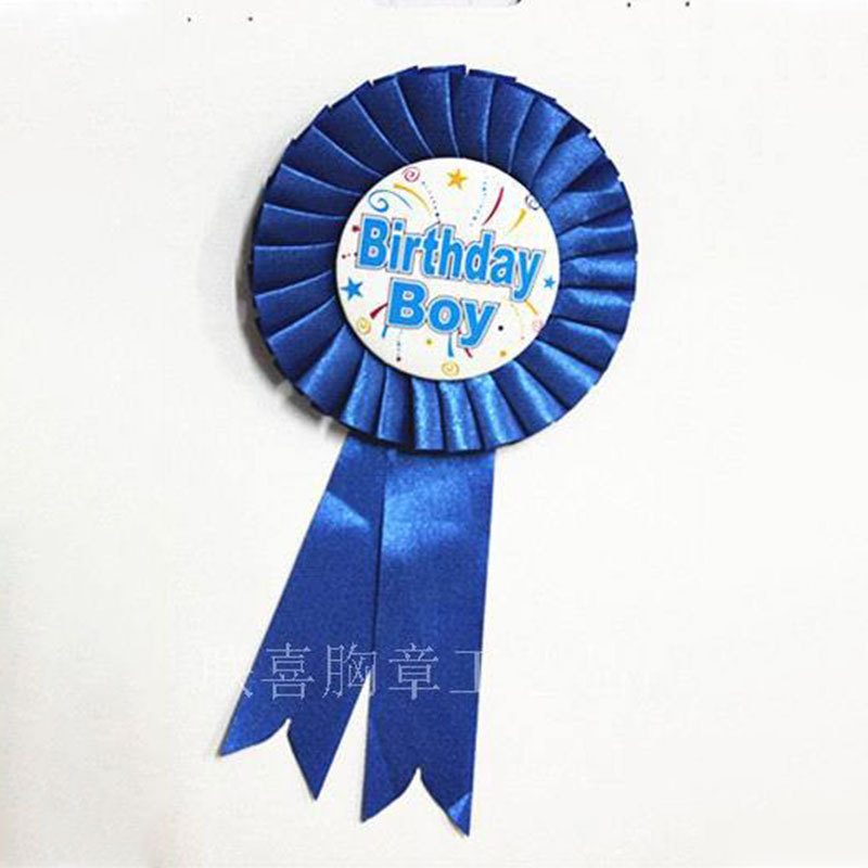 Amazon Ebay New Tinplate Badge Boy Girl Birthday Suit Birthday Boy Shoulder Strap