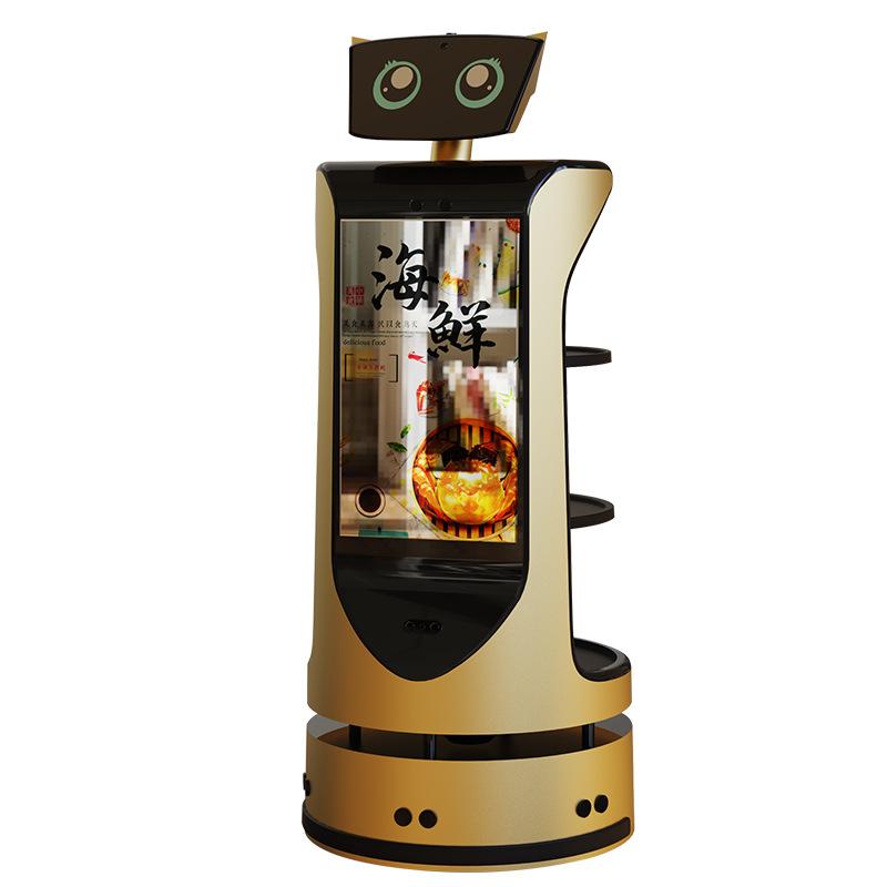Intelligent food delivery robot waiter fully automatic delivery items serving food hotel restaurant restaurant mall KTV