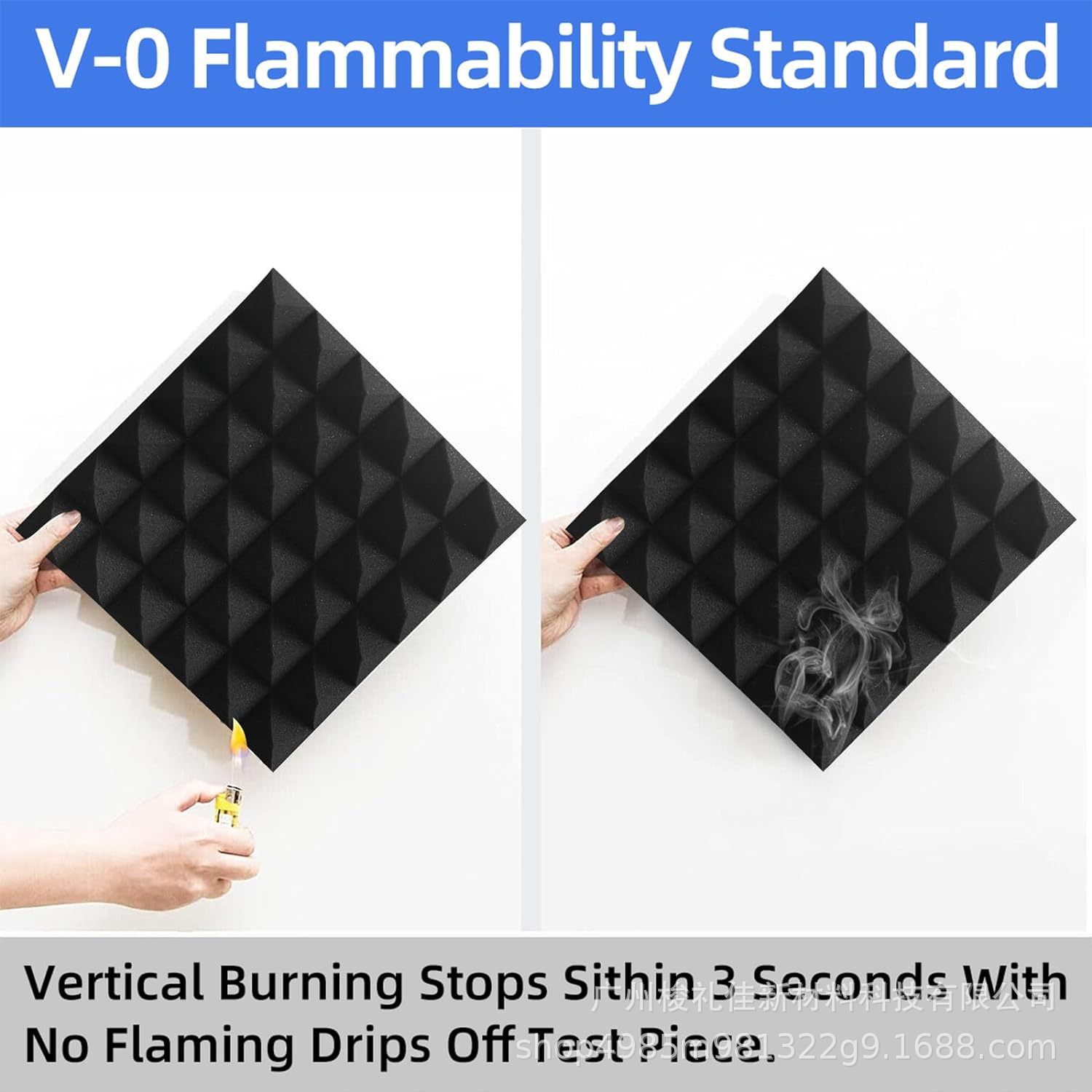 Triangle Slot Sound Absorbing Cotton Decoration Material Household Fireproof Flame Retardant Recording Studio KTV Sound Absorbing Board Self-adhesive Sound Absorbing Sponge