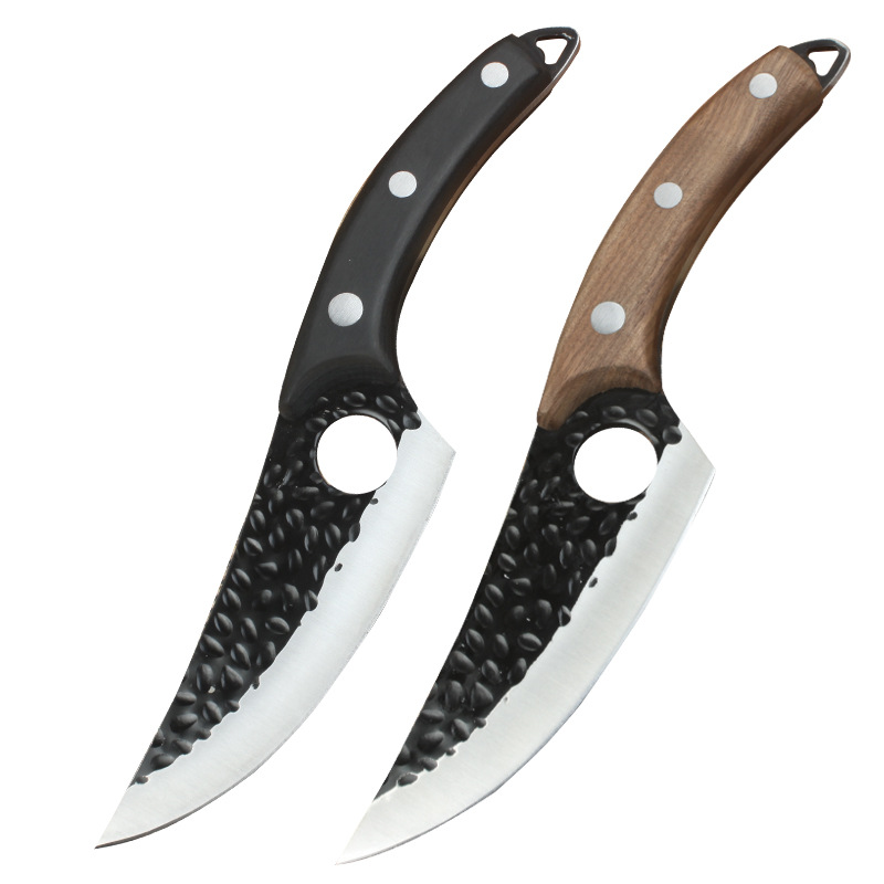 Yangjiang pig killing bone knife forging commercial butcher knife special hand hammer sharp knife cattle and sheep cutting knife meat knife