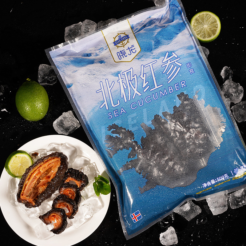 Factory Wholesale Ready-To-Eat Sea Cucumber, Red Sea Cucumber, Arctic Red Sea Cucumber, Fresh and Vibrant Icelandic Wild Sea Cucumber Seafood, Ready to Open