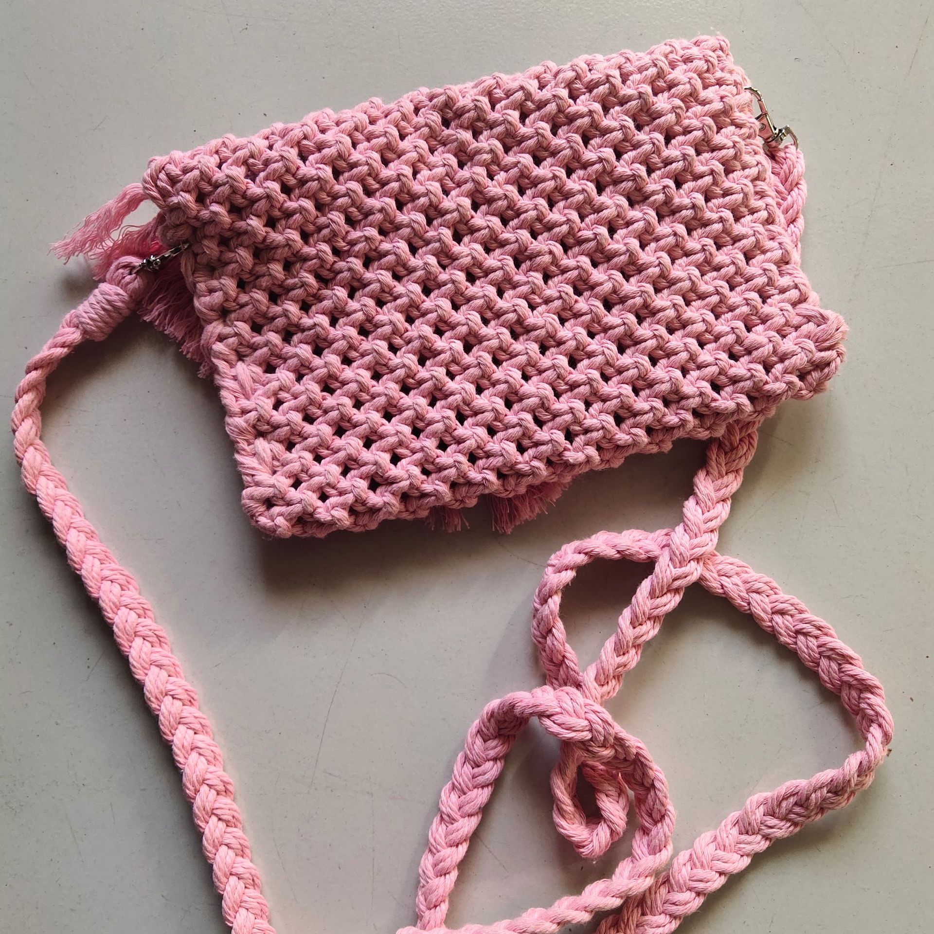 Nordic Style New Woven Bag diy Tassel Crossbody Shoulder Bag for Women