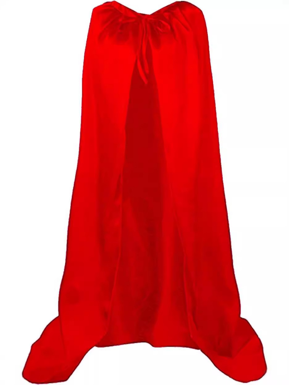 European and American Cross-border Cloak Children's Adult Sanding Cloak Hatless Black Death Shawl Cartoon Doll Clothing Accessories