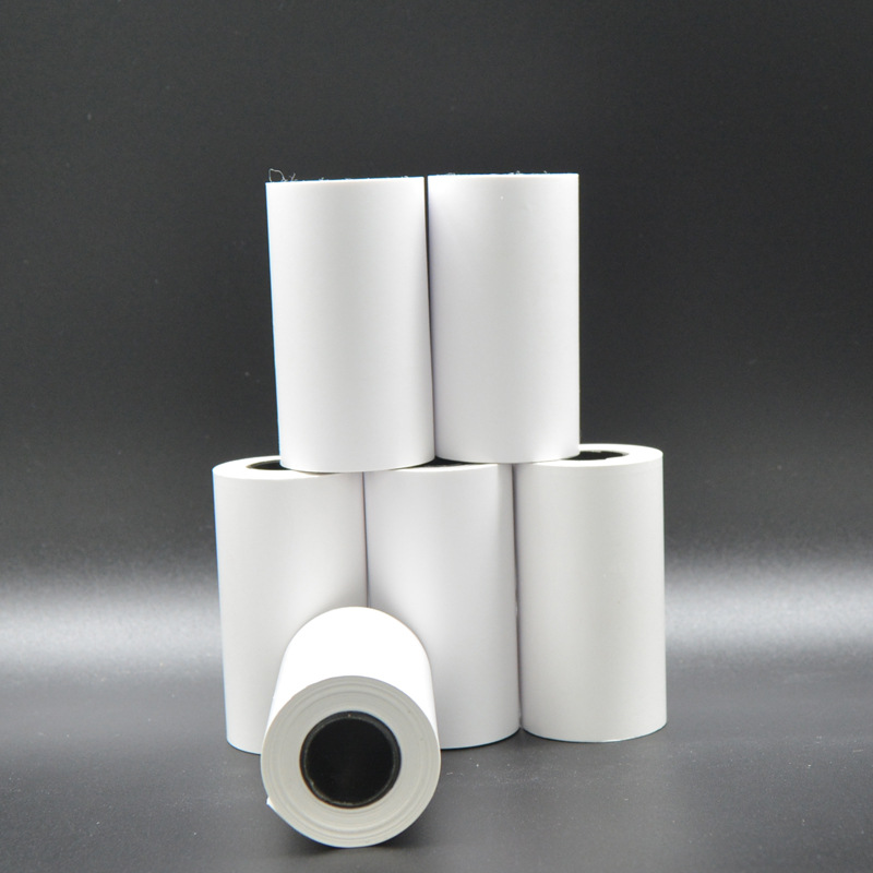 Factory meow machine p1/p2 printing paper 57*30 adhesive children's wrong sticker photo color thermal paper