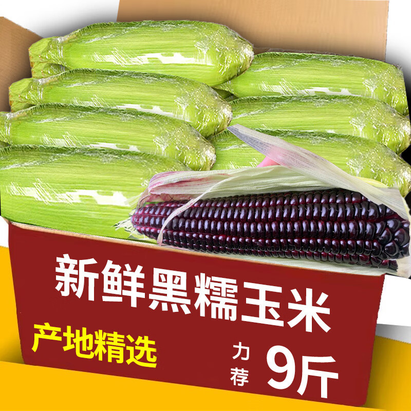 Свежая черная клейкая кукуруза, 5кг, свежесобранная, замена еды, бесплатная доставка