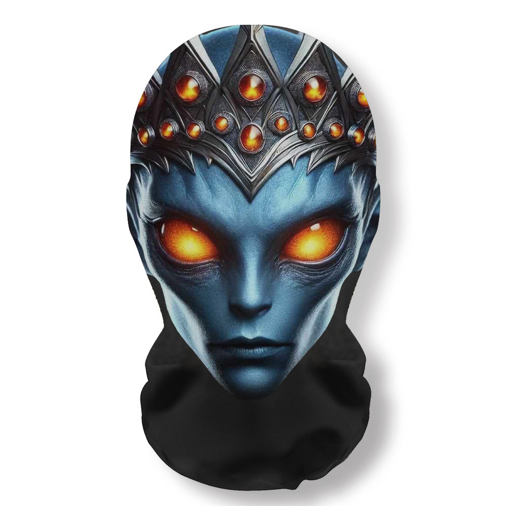 Кросс-бордерные хэллоуинские реквизиты, маска черепа, полная маска, полупрозрачный капюшон